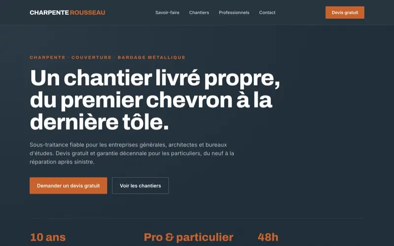 Site de Charpente Rousseau